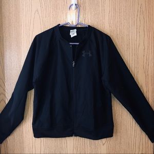 Under Armour Black Thin Bomber Jacket